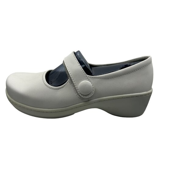 Klogs Ashley women’s size 8M white Mary Jane nursing comfort clog with inserts - Picture 2 of 12